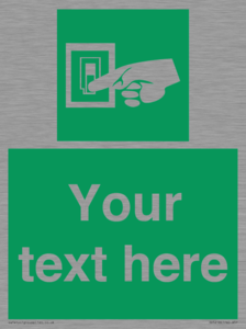 Custom Light Switch Sign